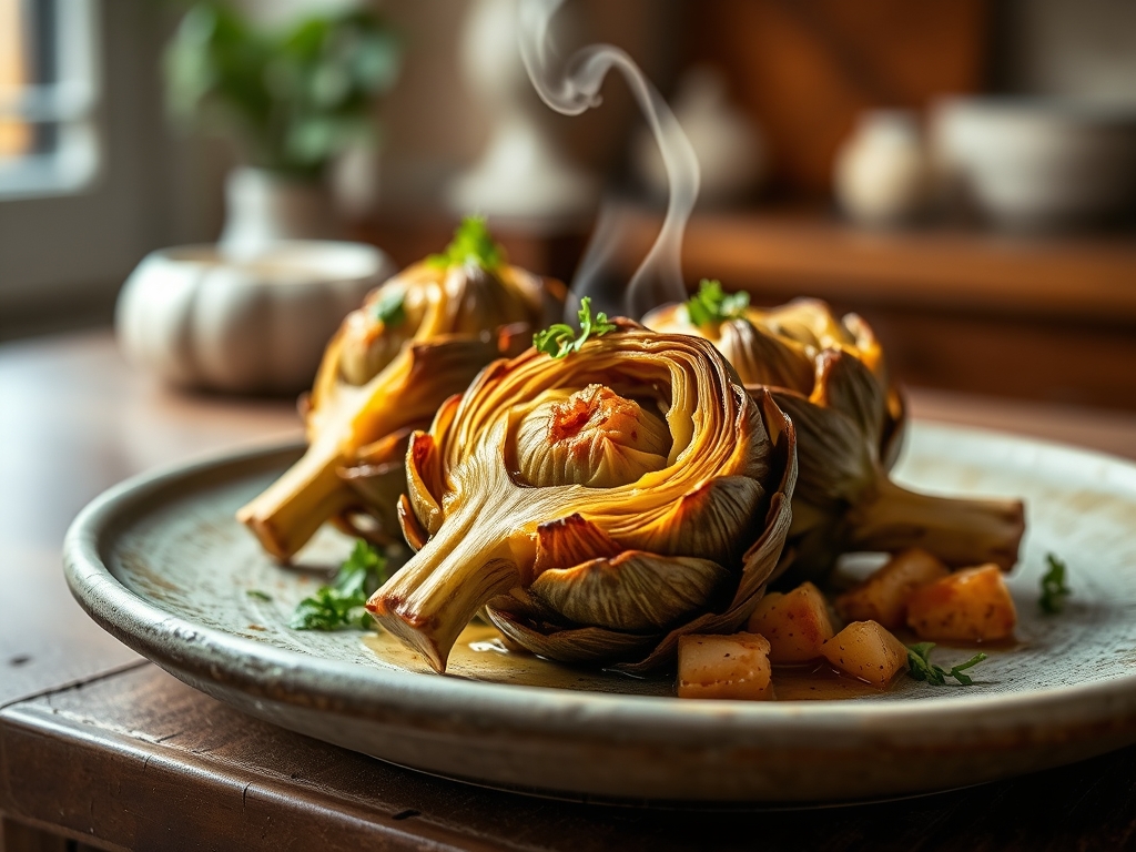 Boiled Artichokes