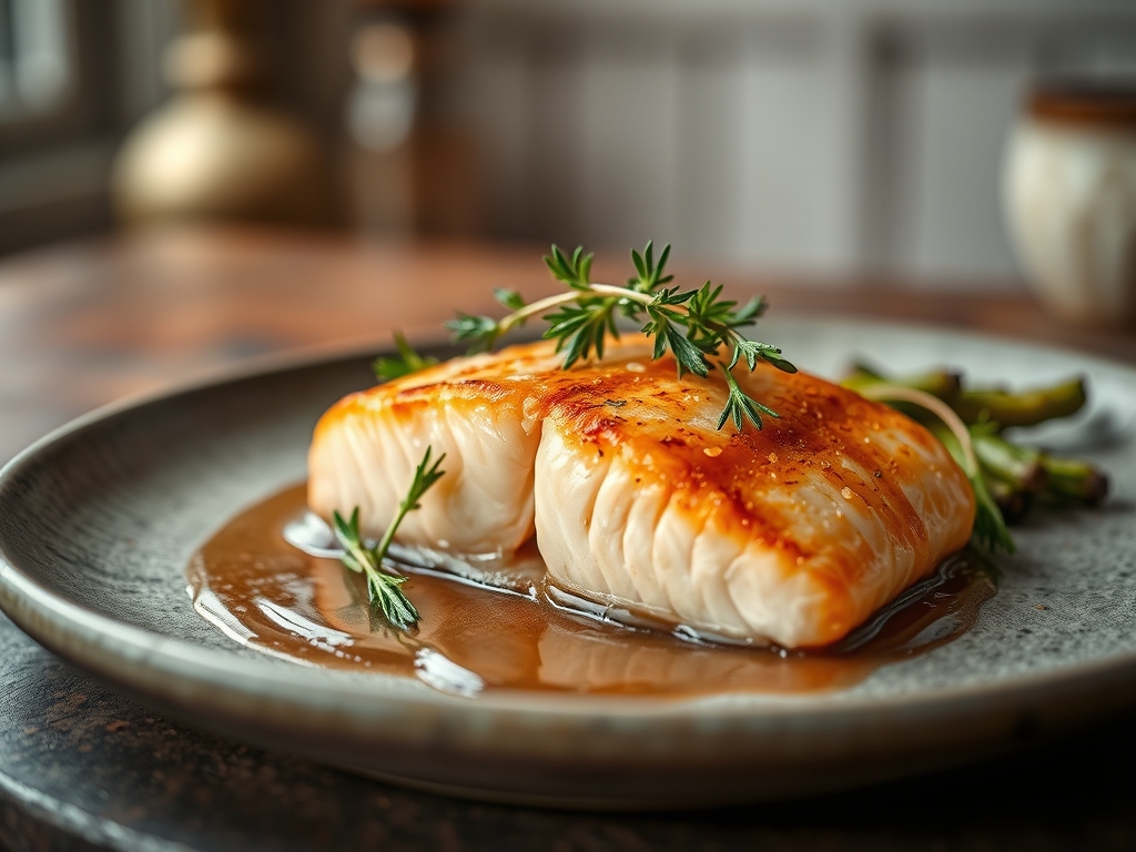 Poached Salmon Fillet